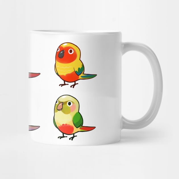 Conure Bunch by Shemii